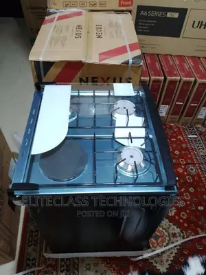 Nexus NX-5055BC Gas Cooker 3+1 Comes With Polished Burnercap