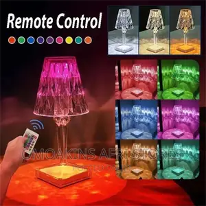 Remote Control Diamond Crystal Table Lamp