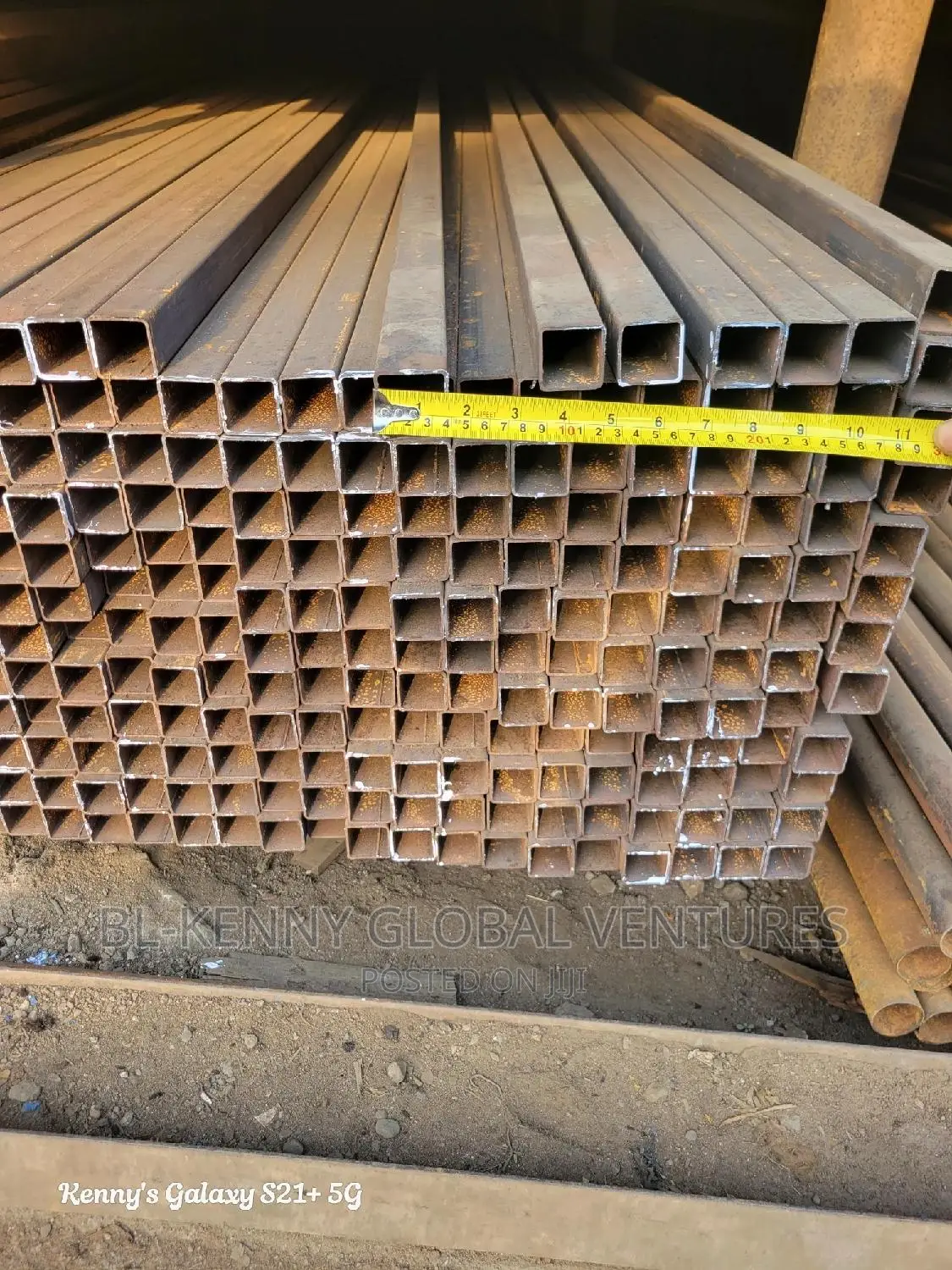 Full 40 by 40 by 2mm Square Pipe