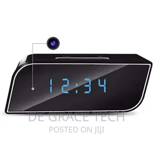 Digital Clock CCTV Camera
