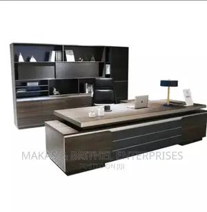 2.4miters Boss Office Desk And Matching Cabinet