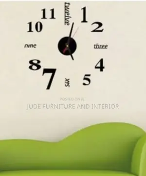 3d Wall Clock Available