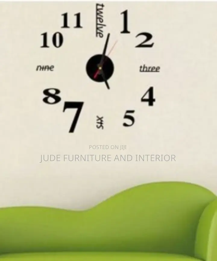 3d Wall Clock Available