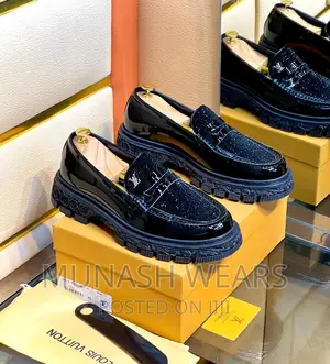 Luxury Louis Vuitton Leather Big Sole