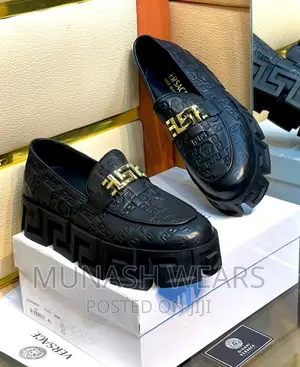 Versace Leather Casual Shoes