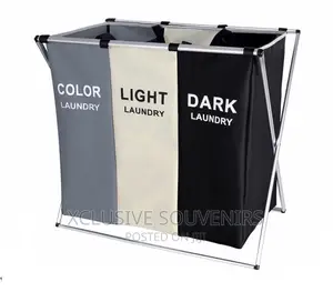 Foldable Laundry Basket, 135L Laundry Hamper Sorter