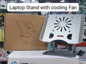 360° Laptop Stand With Cooling Fan