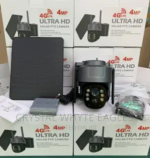 4g Solar PTZ Camera 4mega Pixel With Motion Tracking