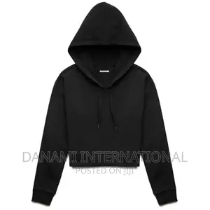 Danami Plain Crop Hoodie