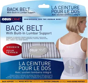 Obusforme Women's Back Belt With in Built Lumbar Support