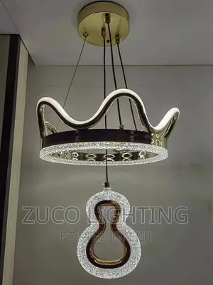 Modern LED Chandelier Light With 3 Different Colours of Ligt