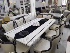Marble Dinning Table by 8 Seaters