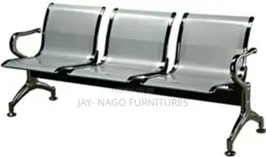 Executive 3 Seater Metal Visitors Chair