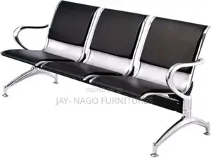 Executive Quality Standard Leather Three Seater Chair