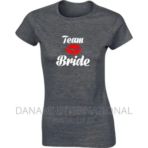 Danami Team Bride Printed Dark Grey Femalet-Shirt