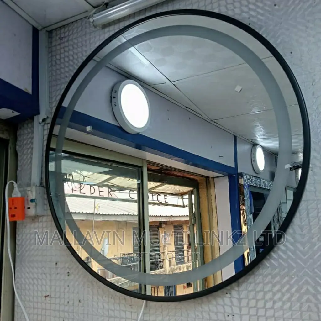 60cm Round Framed Led Mirrors