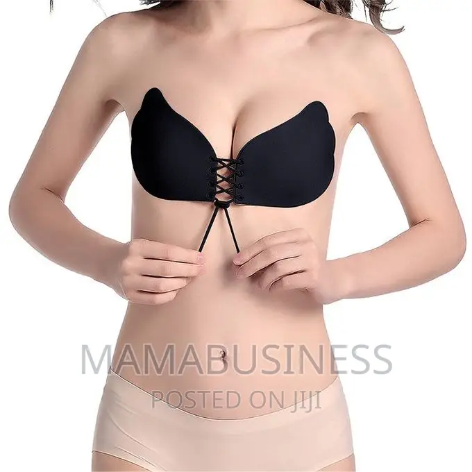 Strapless Invisible Push Up Backless Bra With Drawstring