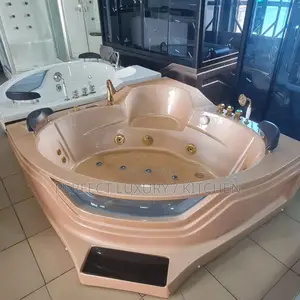 Round Coffee Color Jacuzzi Bathtubs
