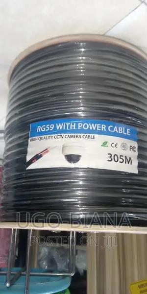Rg59 Coaxial Cable With Power Pure Copper