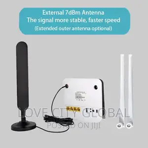 Wifi Router, 4G Router 4 LAN Port SIM Card Slot Triple Band