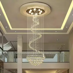 800mm Luxury L E D Rain Dropping Chandelier Light