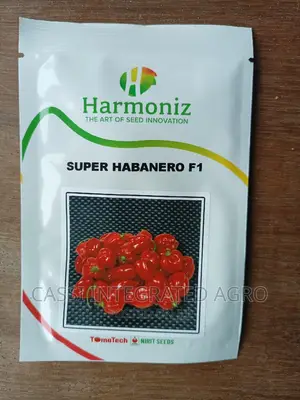 Super Habanero F1 Pepper Seed - 500seed Pack