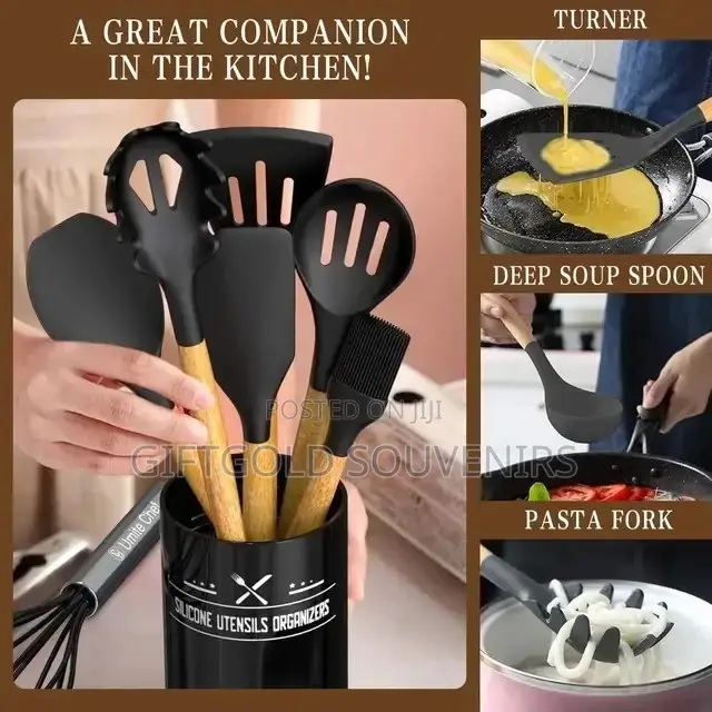 12pcs Silicone Spoon