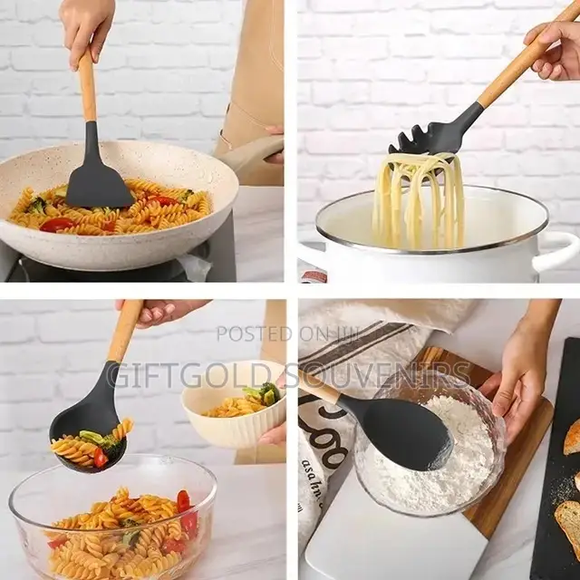 12pcs Silicone Spoon