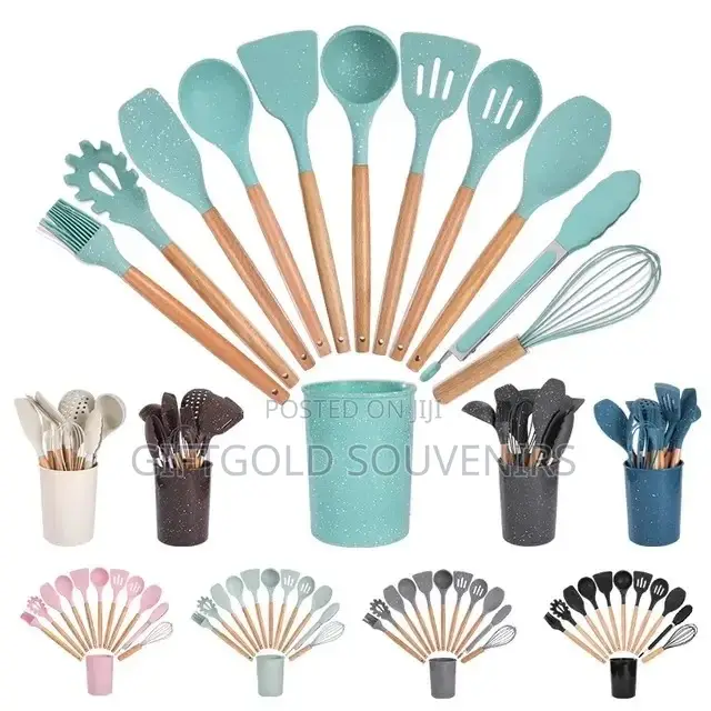 12pcs Silicone Spoon