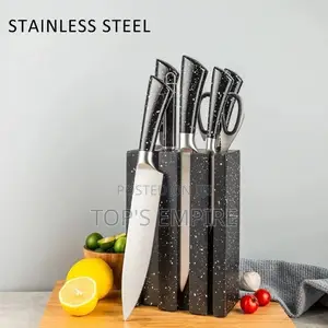 8pcs Quality Mable Kitchen Knife Set
