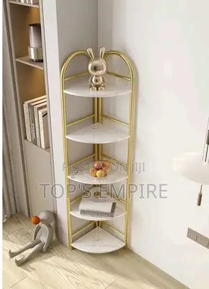 5layer Gold Corner Shelf