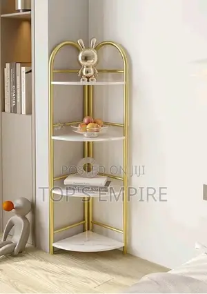 5layer Gold Corner Shelf