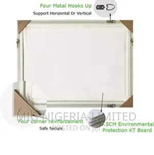 Rectangular Black Shape Decoration Bathroom Mirror 90cmx60cm