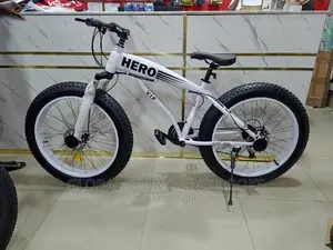 Fat Tyre Bicycle White