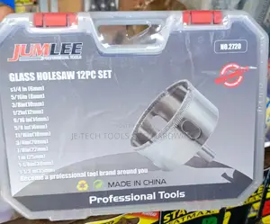 Glass Hole Saw- 12 Pieces