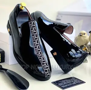 Versace Italian Leather Men Shoe
