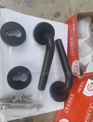 Black Aluminum Finish Door Lock Sets 002 Series