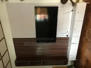 Solid Interior Full Wall TV Stand