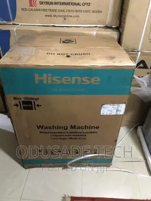 Durable Front Loader Wash And Spin Hisense 6kg