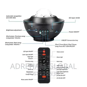 Starry Projector Led Night Light With Remote Control