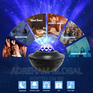 Starry Projector Led Night Light With Remote Control