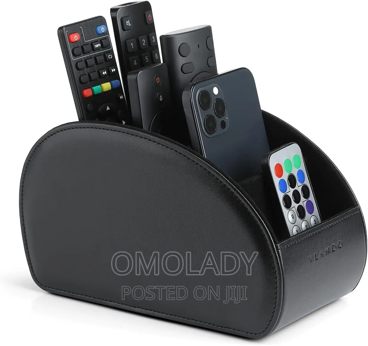 Desk Remote Control Organizer - Black