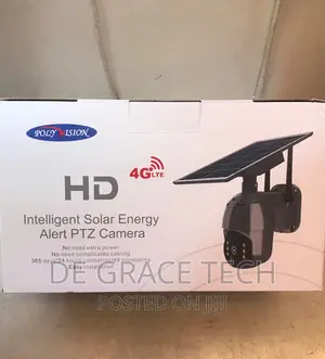 Rotational Solar Powered 4G Intelligent PTZ CCTV Wireless Ca