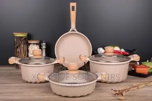 Nonstick Cookware Sets Granite Coating 9pcs Pot And Pan Set