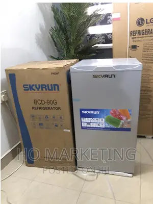 Silver Single Door Refrigerator 90l Skyrun-BCD-90g