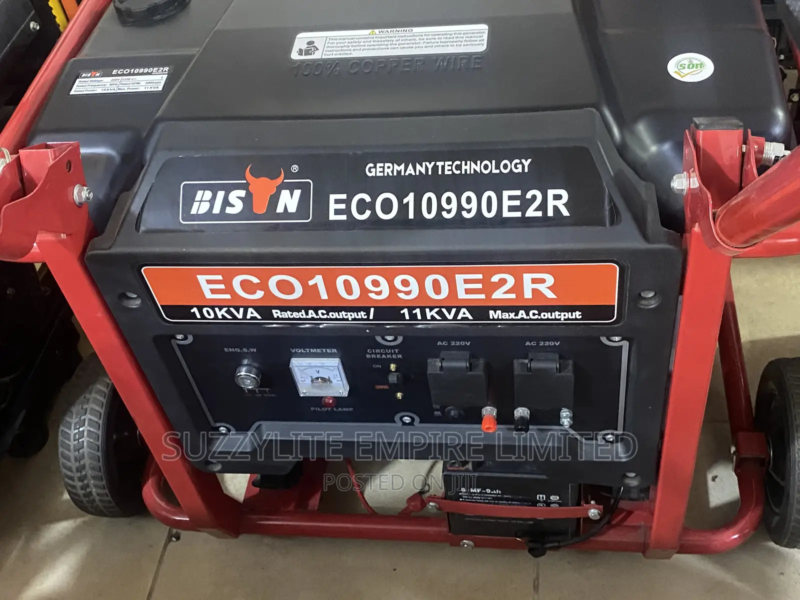 10kva Bison Automatic Generator With Remote