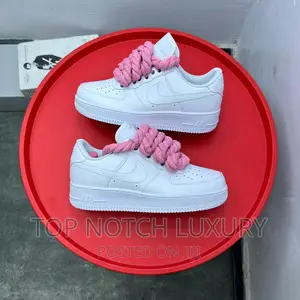 Original Nike Airforce 1 Low Chunky Lace ‘White/Pink