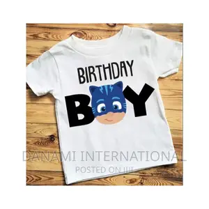 Danami PJ Mask Birthday Boy Children T-Shirt