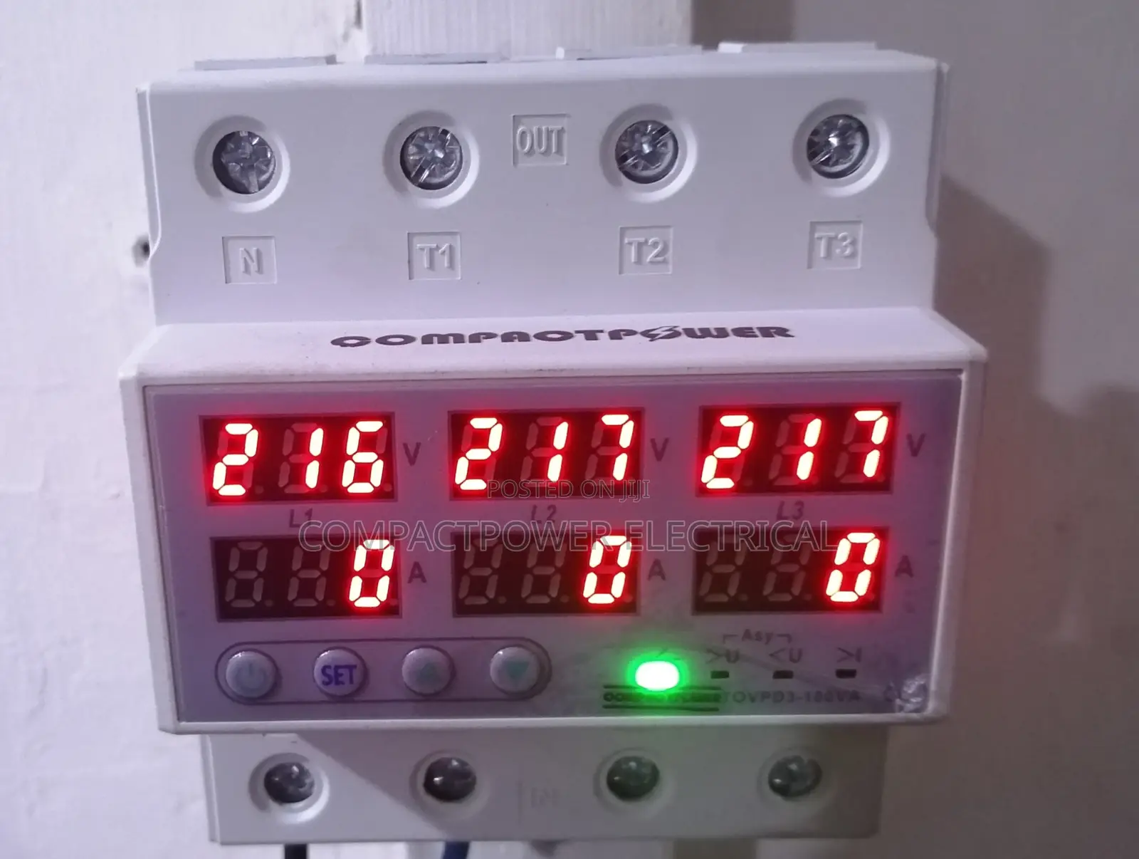 Quality 100a 3phase Over/Under Voltage Load Protector