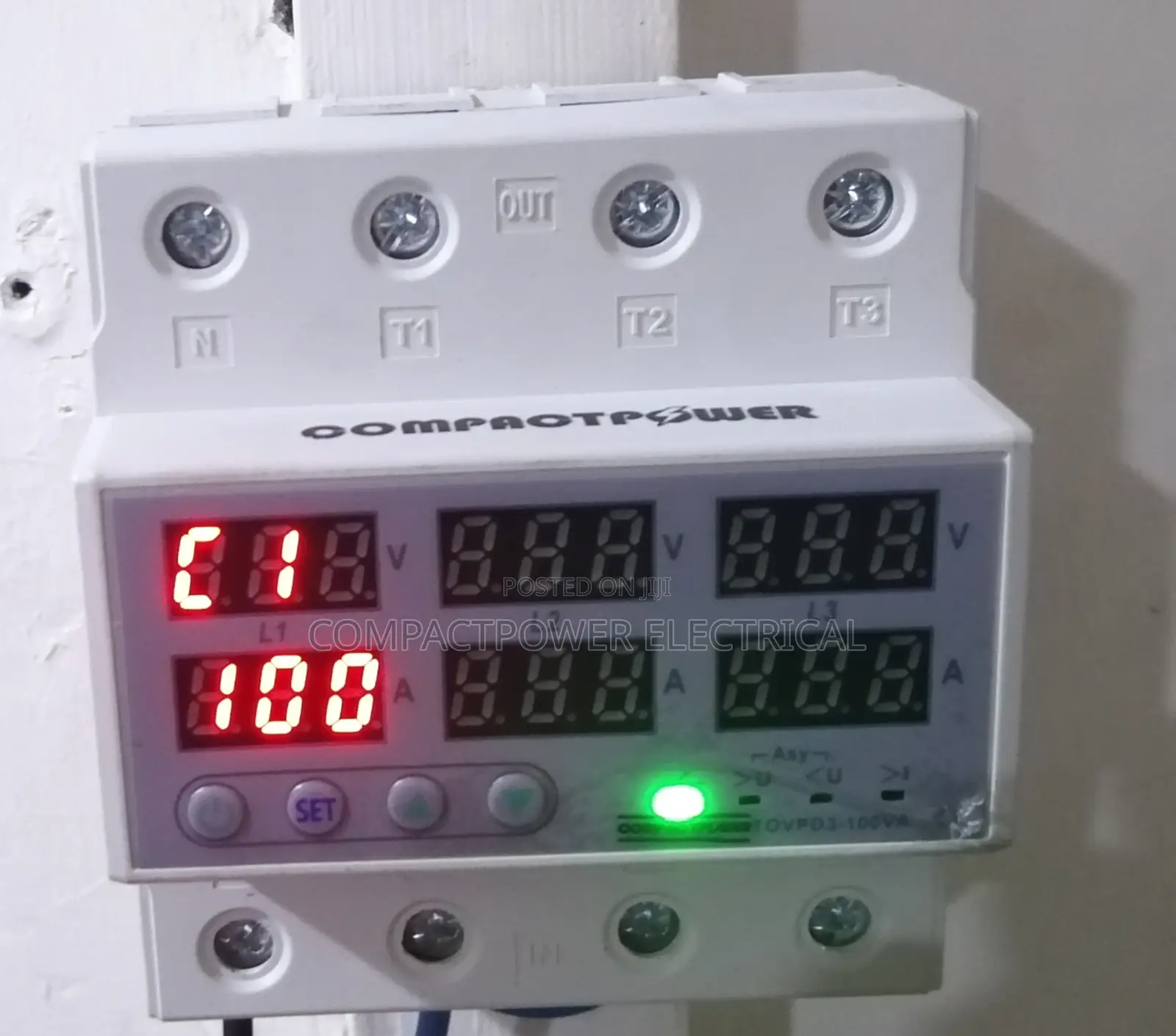 Quality 100a 3phase Over/Under Voltage Load Protector